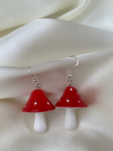 Mushroom earrings