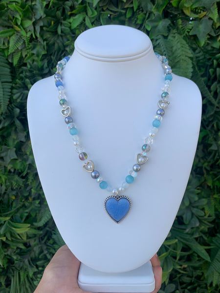 Blue angel necklace