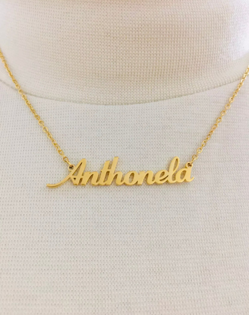 Custom name necklaces