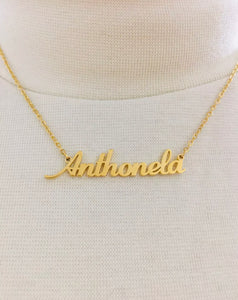 Custom name necklaces