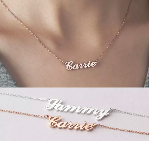 Custom name necklaces